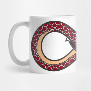 Red Ouroboros Mug